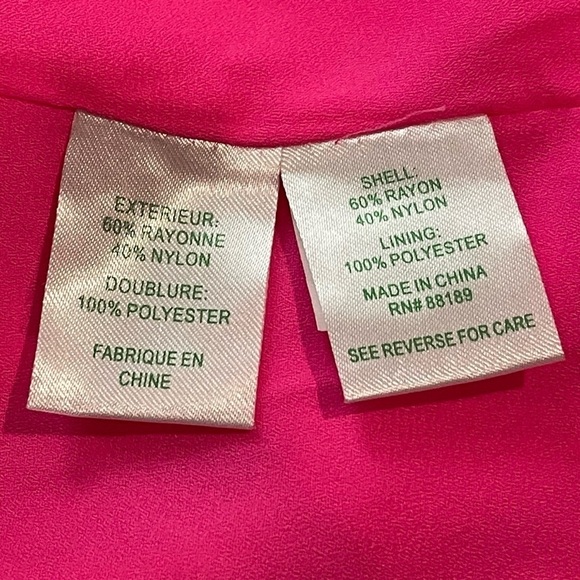 LILLY PULITZER QUINN KNOTTY LACE KIR ROYAL PINK HALTER TRAPEZE SWING MIINI DRESS - Picture 12 of 13